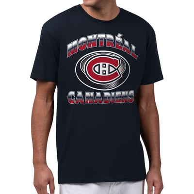  Montreal Canadiens Starter Face Off T-Shirt - Navy
