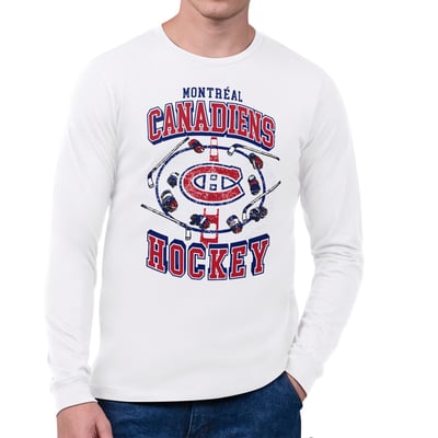 Montreal Canadiens Starter Tilly Long-Sleeve T-Shirt - White