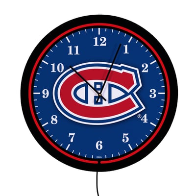 Montreal Canadiens 18" Lighted Round LED Wall Clock