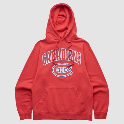 Montreal Canadiens Alstyle 2010s Hooded Pullover Sweatshirt - Red - XS by Fanatics Real Vintage