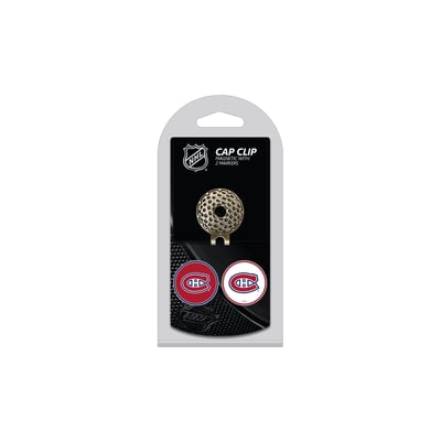 Montreal Canadiens Cap Clip with 2 Magnetic Markers Set