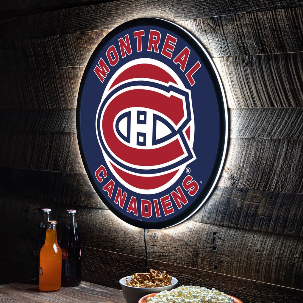 Montreal Canadiens LED XL Round Wall Décor