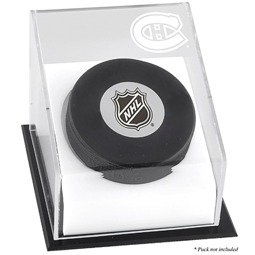 Montreal Canadiens Fanatics Authentic Puck Deluxe Logo Display Case