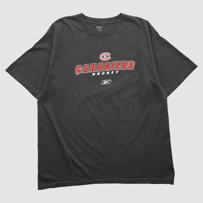 Montreal Canadiens Reebok 2000s T-shirt - Black - XL by Fanatics Real Vintage