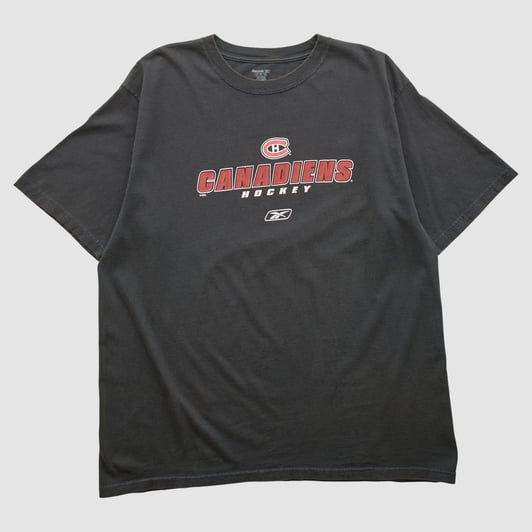 Montreal Canadiens Reebok 2000s T-shirt - Black - XL by Fanatics Real Vintage