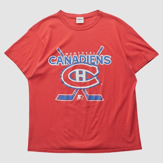 Montreal Canadiens Starter 90s T-shirt - Red - L by Fanatics Real Vintage