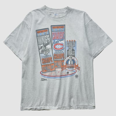 Stanley Cup Salem Sportswear 1993 T-shirt - Heather Gray - M by Fanatics Real Vintage