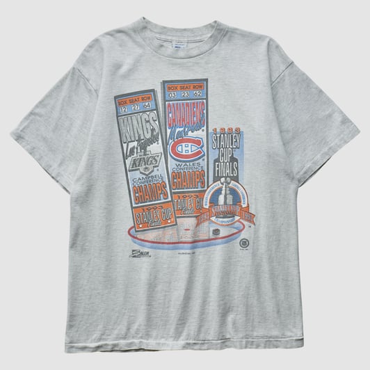 Stanley Cup Salem Sportswear 1993 T-shirt - Heather Gray - M by Fanatics Real Vintage