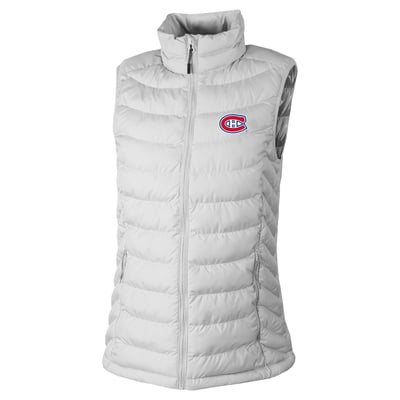 Montreal Canadiens Columbia Women's Powder Lite II Full-Zip Vest - Gray
