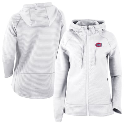  Montreal Canadiens Columbia Women's Omni-Wick Pack It Up Full-Zip Jacket - White