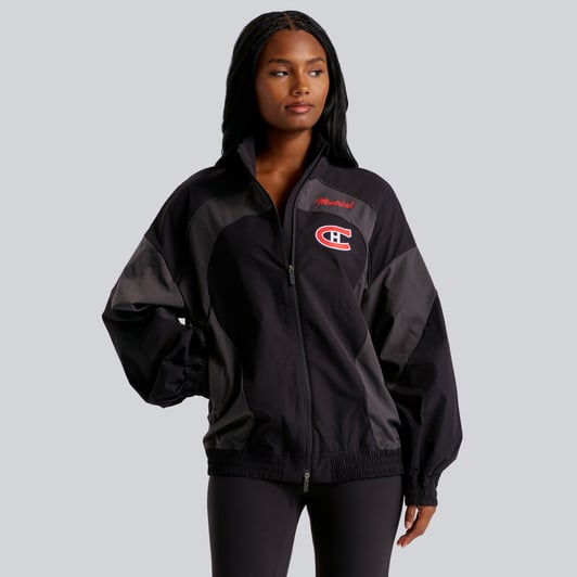 Montreal Canadiens lululemon Women's Golden Hour Color Block Train Jacket - Black