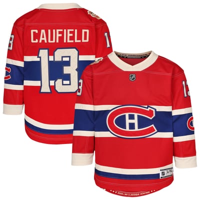 Cole Caufield Montreal Canadiens Outerstuff Youth 2026 NHL Heritage Classic Premier Player Jersey - Red