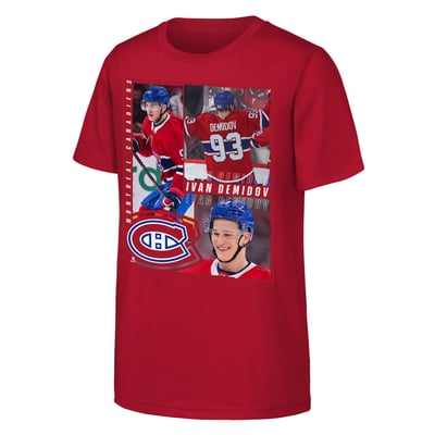 Ivan Demidov Montreal Canadiens Outerstuff Youth All For One T-Shirt - Red