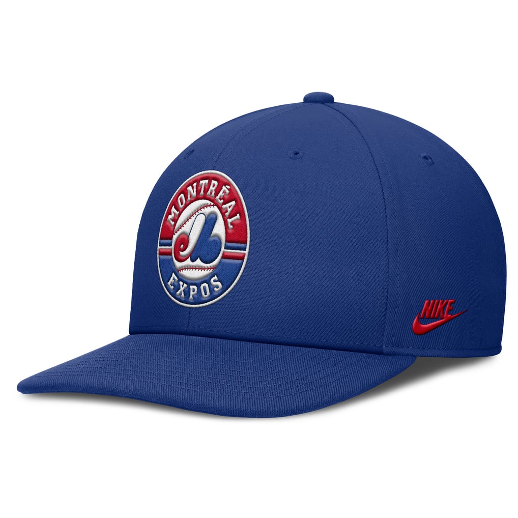 Montreal Expos Nike Pro Performance Snapback Hat - Blue