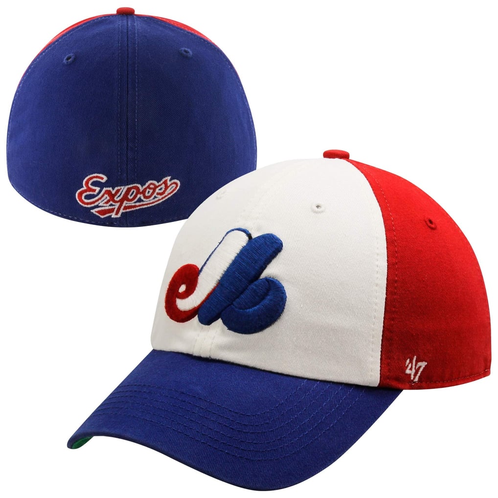 Expos Rust Hat Mens Montreal Expos Red Cooperstown Franchise Fitted Hat