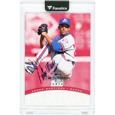 Pedro Martinez Montreal Expos Autographed 1997 Donruss Signature Series #NNO Card