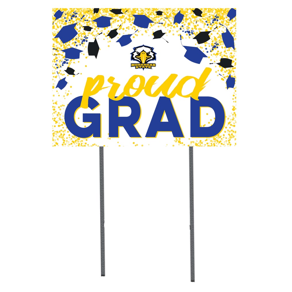 Morehead State Eagles 18" x 24" Grad Hats Yard Sign