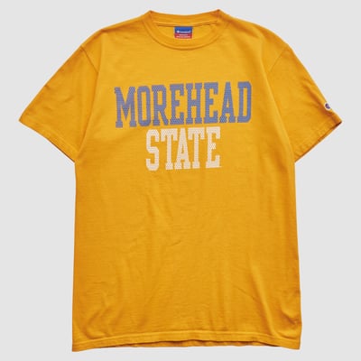 Morehead State Eagles Champion 2000s T-shirt - Yellow - S by Fanatics Real Vintage