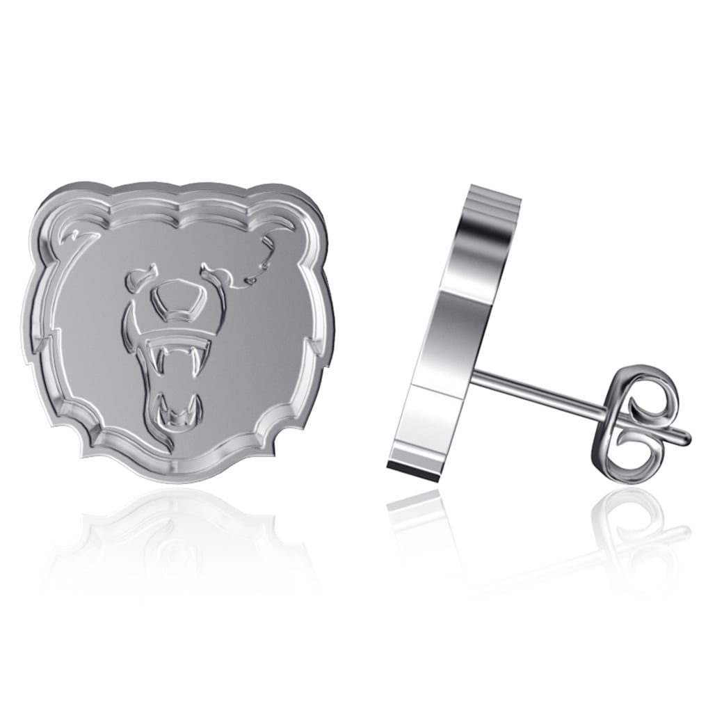 Morgan State Bears Dayna Designs Team Logo Silver Post Earrings