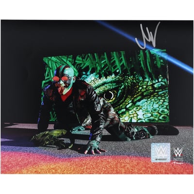 Mr. Iguana WWE Autographed Fanatics Authentic 8" x 10" AAA Entrance Crawl Photograph