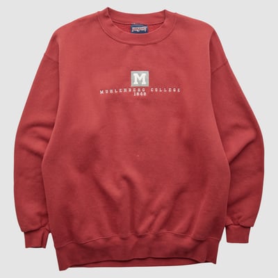 Muhlenberg Mules Jansport 2000s Pullover Sweatshirt - Red - M by Fanatics Real Vintage
