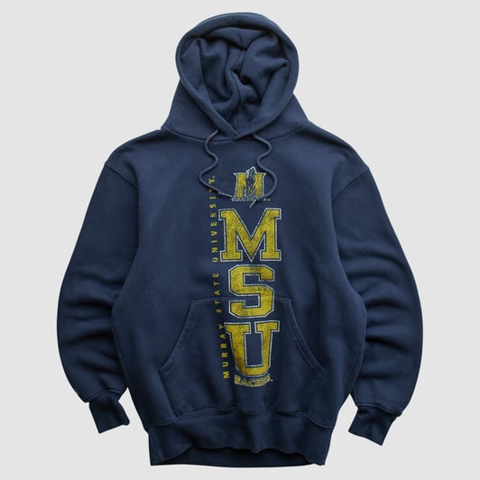 Murray St. Racers Jansport 2000s Hooded Pullover Sweatshirt - Navy - XS by Fanatics Real Vintage