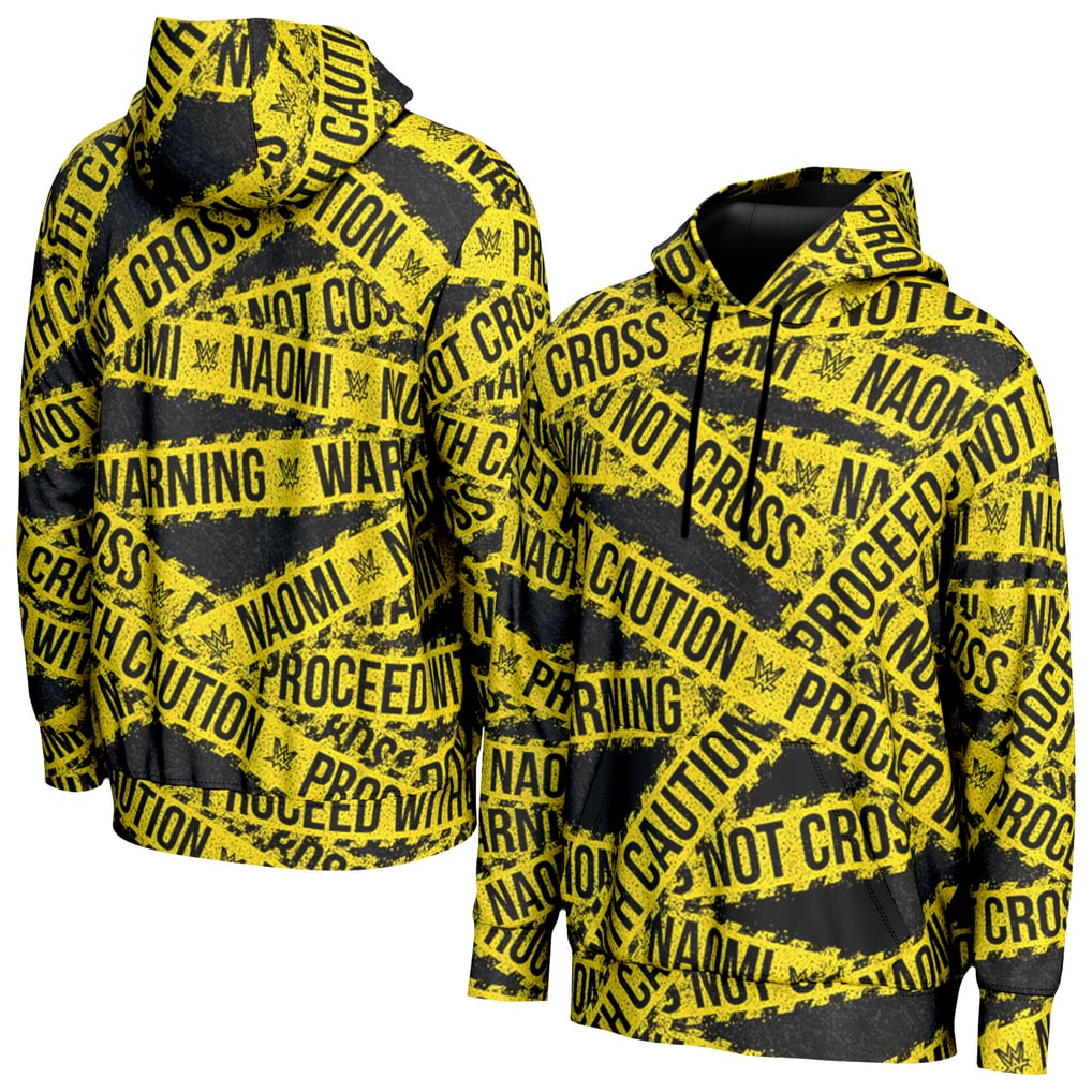  Naomi ProSphere Caution Tape Pullover Hoodie - Black