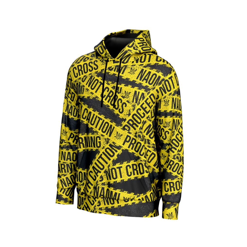  Naomi ProSphere Caution Tape Pullover Hoodie - Black