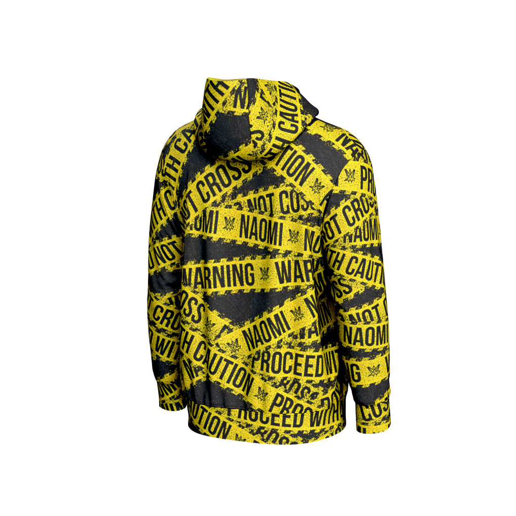  Naomi ProSphere Caution Tape Pullover Hoodie - Black