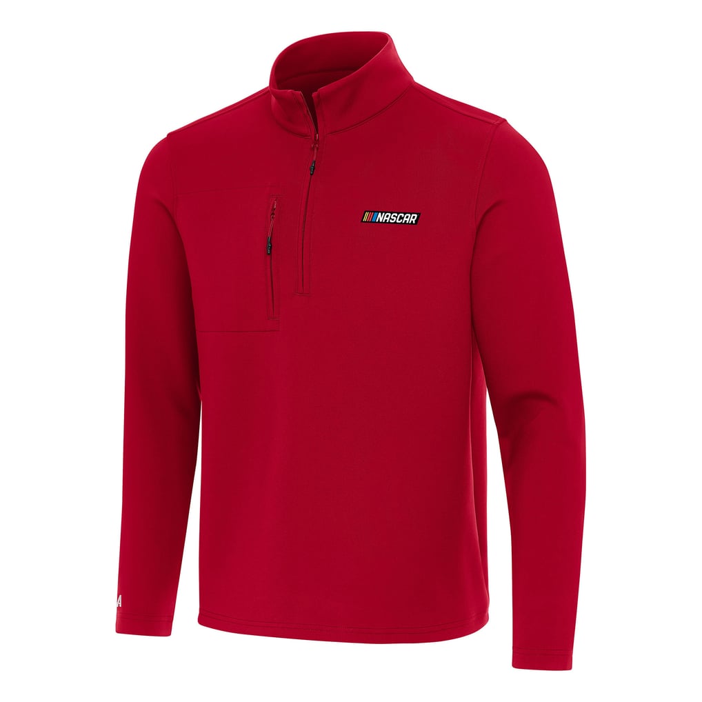 NASCAR Merchandise Antigua Insider Quarter-Zip Pullover Top - Red