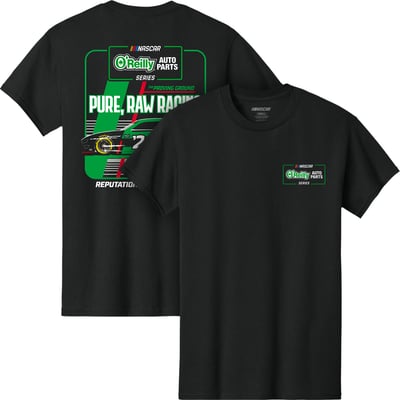 Classic Ink NASCAR O'Reilly Auto Parts Series Car Graphic T-Shirt - Black