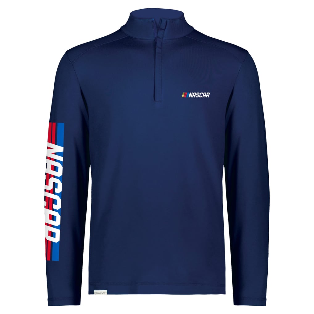  NASCAR Holloway Quarter-Zip Pullover - Navy
