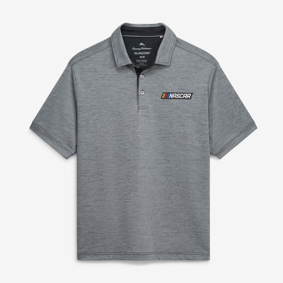  NASCAR Tommy Bahama San Raphael IslandZone Polo - Charcoal