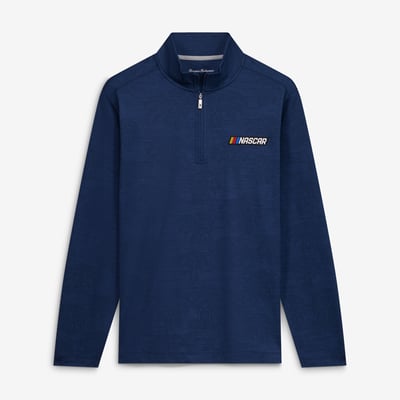  NASCAR Tommy Bahama Monstera Fade IslandZone Half-Zip Pullover - Royal
