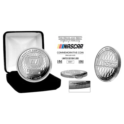 NASCAR Cup Series Commemorative Silver-Plated Coin
