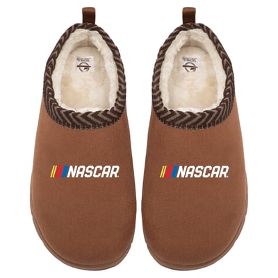 NASCAR ISlide Unisex Mission Slippers - Brown