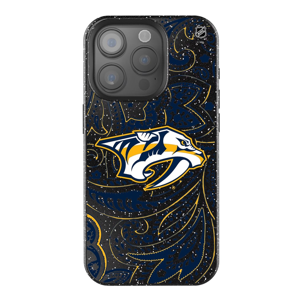 Nashville Predators Keyscaper Paisley Bling iPhone Case - Black