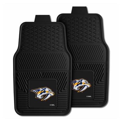Nashville Predators Logo Brands Two-Piece Vinyl Car Mat Set