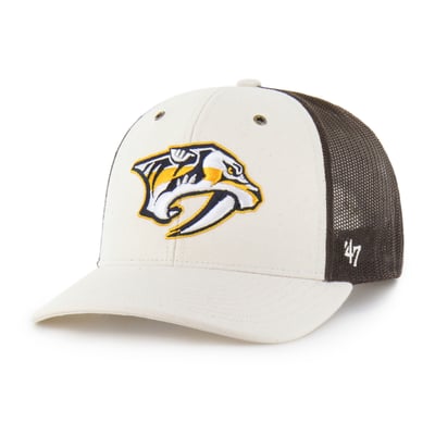 Nashville Predators '47 x Carhartt Undyed Trucker Adjustable Hat - Cream