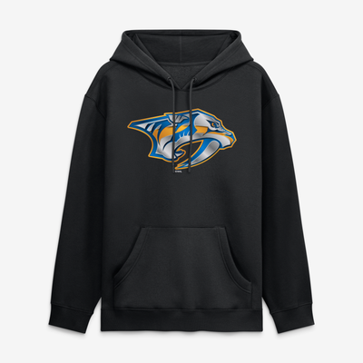 Nashville Predators  Metallic Mascot Hoodie - Black