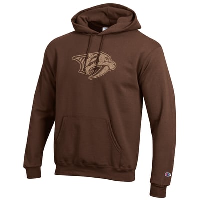  Nashville Predators Champion Core Plus Eco Powerblend Hoodie - Brown