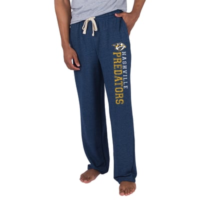Nashville Predators Concepts Sport Mainstream Terry Tri-Blend Pants - Navy