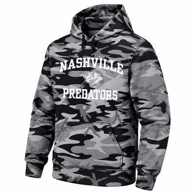  Nashville Predators Fanatics Big & Tall Camo Fleece Hoodie - Black