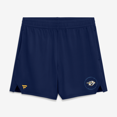 Nashville Predators Fanatics Authentic Pro Training Shorts - Navy