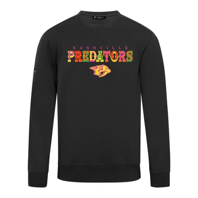 Nashville Predators Levelwear DOTD Fiesta Text Zane Sweatshirt - Black
