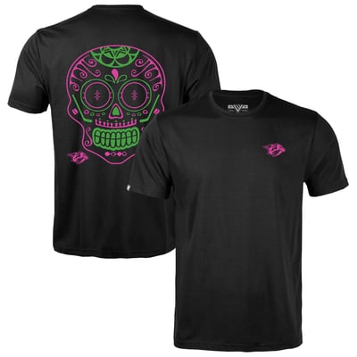 Nashville Predators Levelwear DOTD Sugar Skull Richmond T-Shirt - Black
