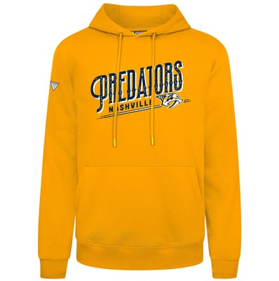  Nashville Predators Levelwear Podium Longtimer Hoodie - Gold
