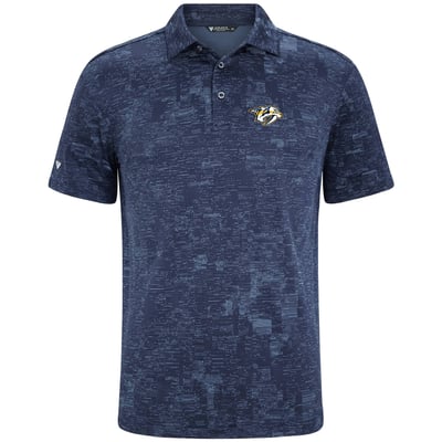  Nashville Predators Levelwear Data Polo - Navy