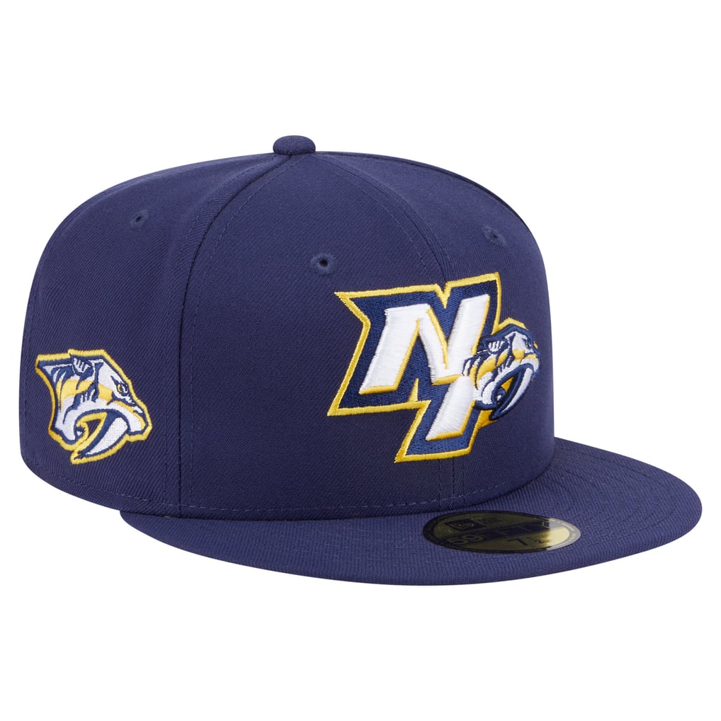  Nashville Predators New Era Deceptor 59FIFTY Fitted Hat - Navy