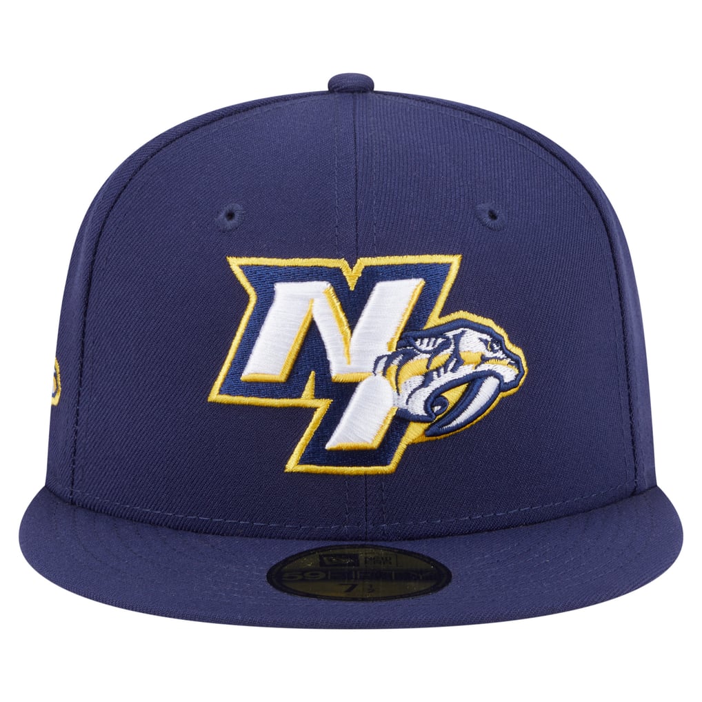  Nashville Predators New Era Deceptor 59FIFTY Fitted Hat - Navy